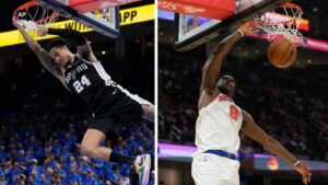 WATCH:  Spurs vs. Knicks Game 1 sparks playoff buzz and superfan excitement